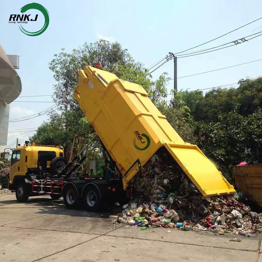 Compactador de basura h&uacute;meda