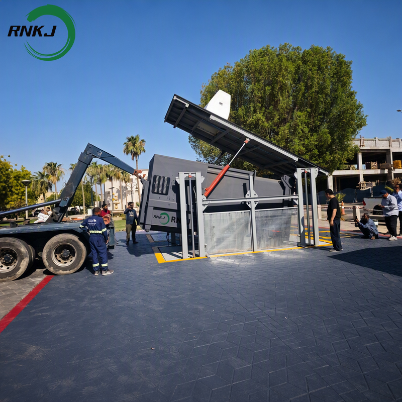 Estaci&oacute;n hidr&aacute;ulica de compactaci&oacute;n de basura subterr&aacute;nea de 9 CBM a la venta