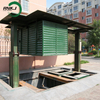 Equipo subterr&aacute;neo de recolecci&oacute;n de basura de doble caja